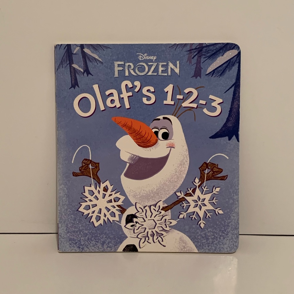 ☃️ 4/$25 DISNEY FROZEN OLAF'S 1-2-3 CHILDRENS PICTURE BOOK ☃️